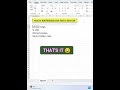 Top Excel Trick You Must Know! | Excel Shortcut That Saves Hours! | Hidden Excel Trick Everyone