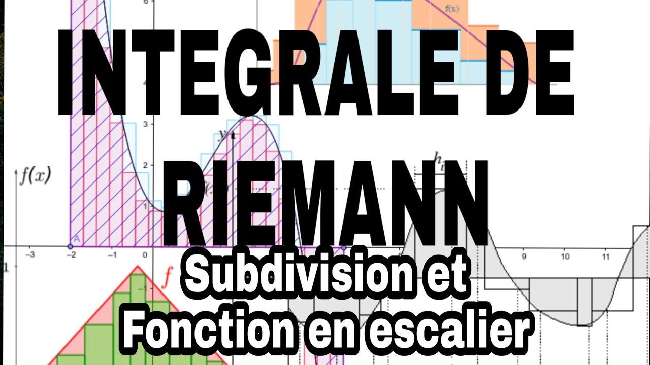INTEGRALE DE RIEMANN : Subdivision et Fonction en escalier #1