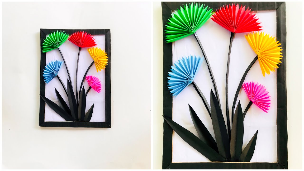 DIY Beautiful Paper Craft Wall Hanging Room Decor Easy Paper Craft
