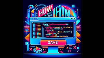 How to save your HTML File! #coding #How to