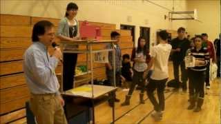 Physics Catapult Contest at Earl Haig 2012