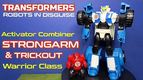 Transformers STRONGARM & TRICKOUT RID Activator Combiner Warrior Class