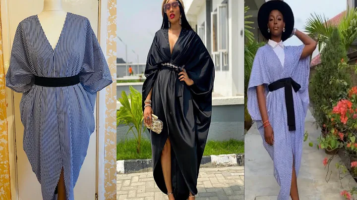 DIY TRENDY KAFTAN/ BUBU DRESS | cutting and sewing tutorial.