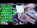 F150 Master Cylinder Replacement