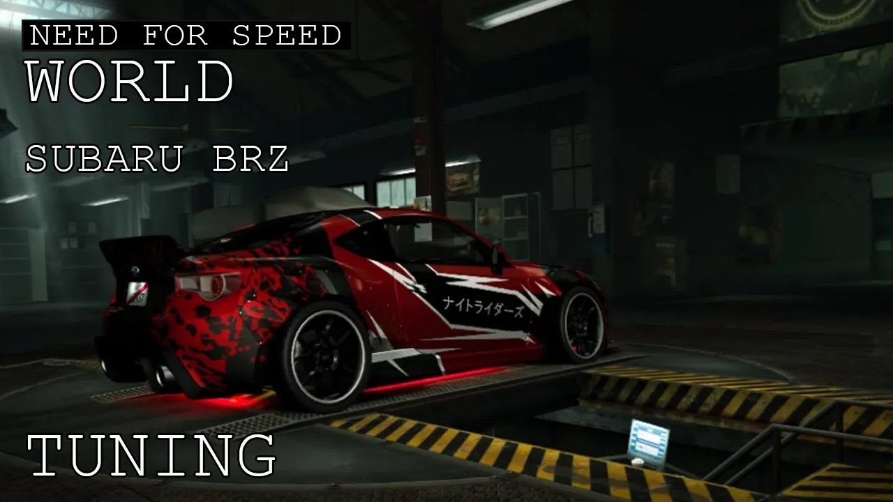 Need for Speed World Tuning Subaru BRZ