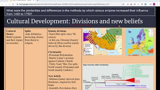 APWH Modern Unit 3 Thematic Review