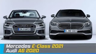 Mercedes E-Class 2021 Vs Audi A6 2020 | Design Comparison Resimi