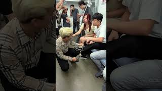 HK- A Train Ride Took a Turn #HUGO #kindness #shorts