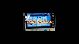 Enable SMB Share in personal folder C364e #konicaminolta #shortvideo
