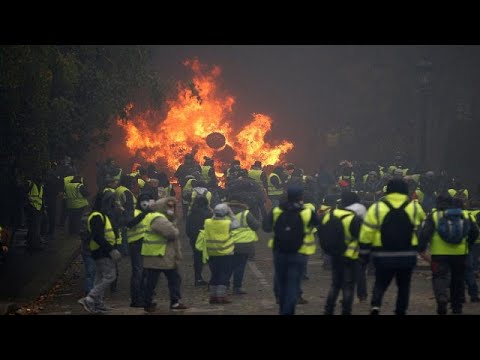 Bildergebnis für youtube videos zur aktuellen lage der gelbwesten in frankreich