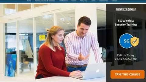 5G Security, 5G Wireless Security Training