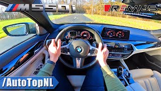 BMW M550i xDrive *REMUS EXHAUST* POV DRIVE & SLIDE by AutoTopNL