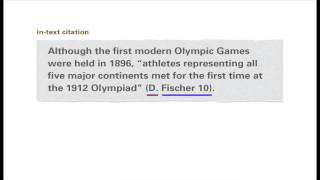 MLA In-Text Citations Part Two