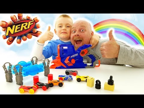 Challenge Super Alex VS Papa Nerf Nitro Longshot Smash di Hasbro: Sfida di coppia