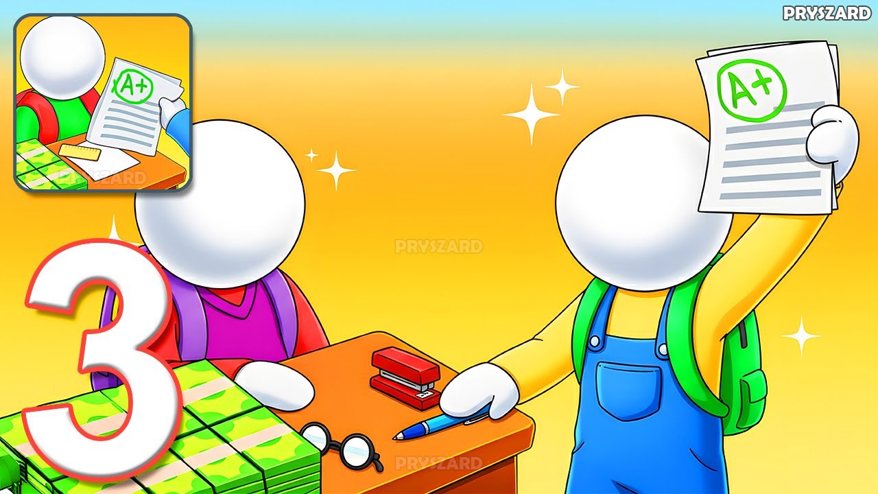 My Dream School - Gameplay Walkthrough Part 3 - Schoolboy Teacher Math Class (iOS, Android)