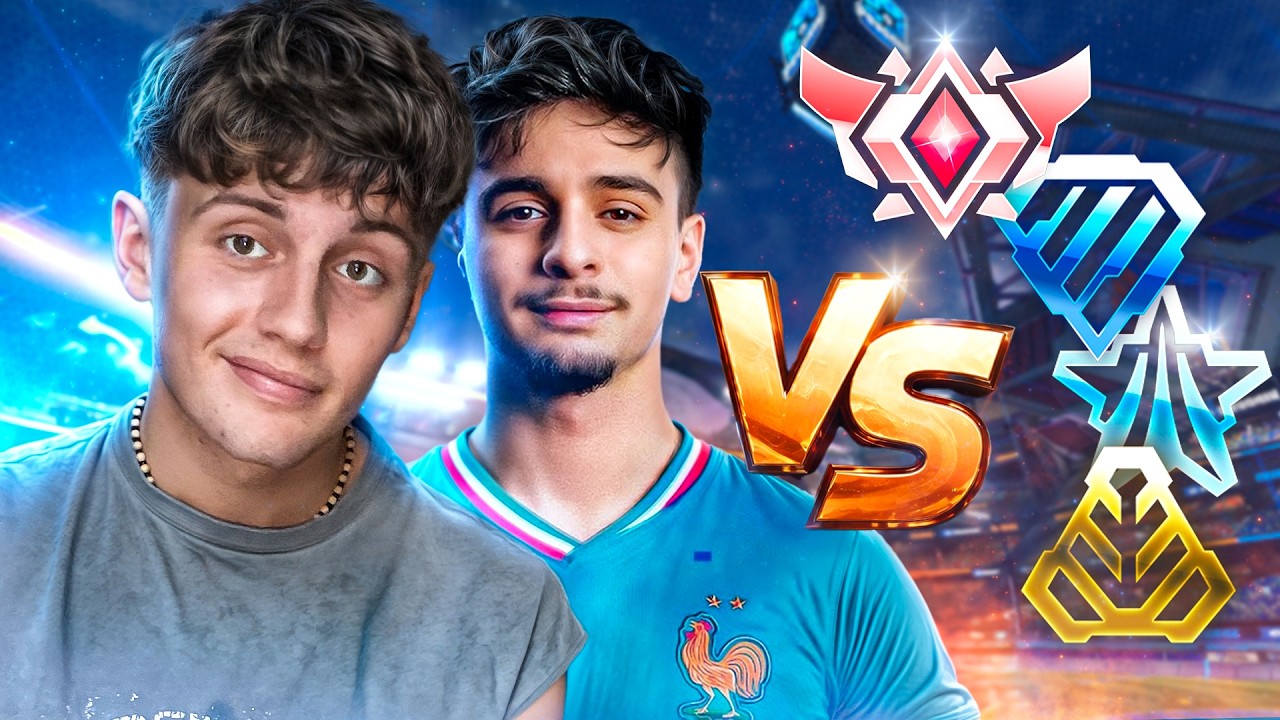 J'AFFRONTE TOUS LES RANGS DE ROCKET LEAGUE AVEC MAWKZY 🚗