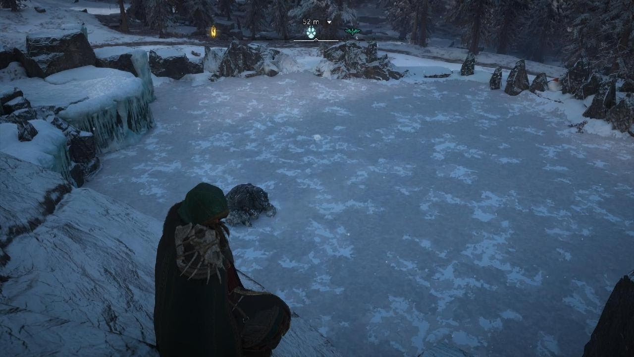 Assassin's Creed Valhalla - frozen bear boss battle