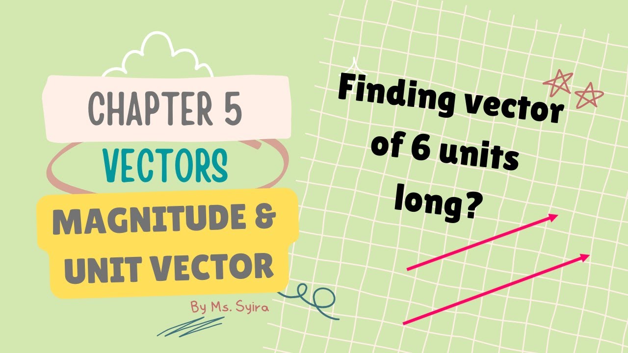 Chapter 5: Vectors (Finding vector with given length) - YouTube