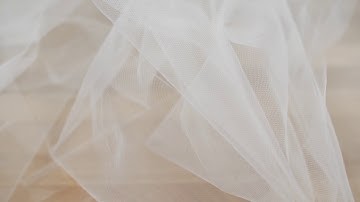 Mood Fabrics FN19052 Ivory Wide Nylon Tulle