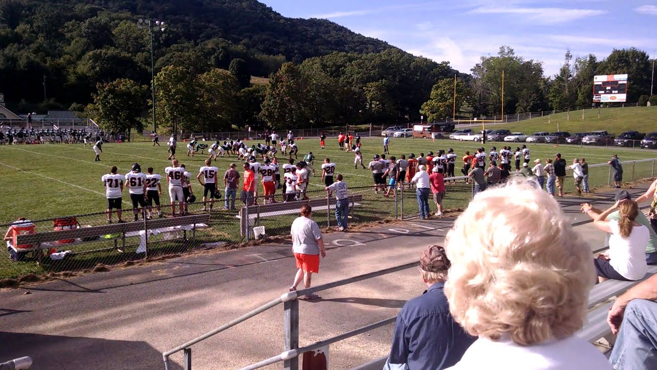 Football Scrimmage @ Bath County High School - YouTube