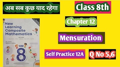Class 8th self practice 12A