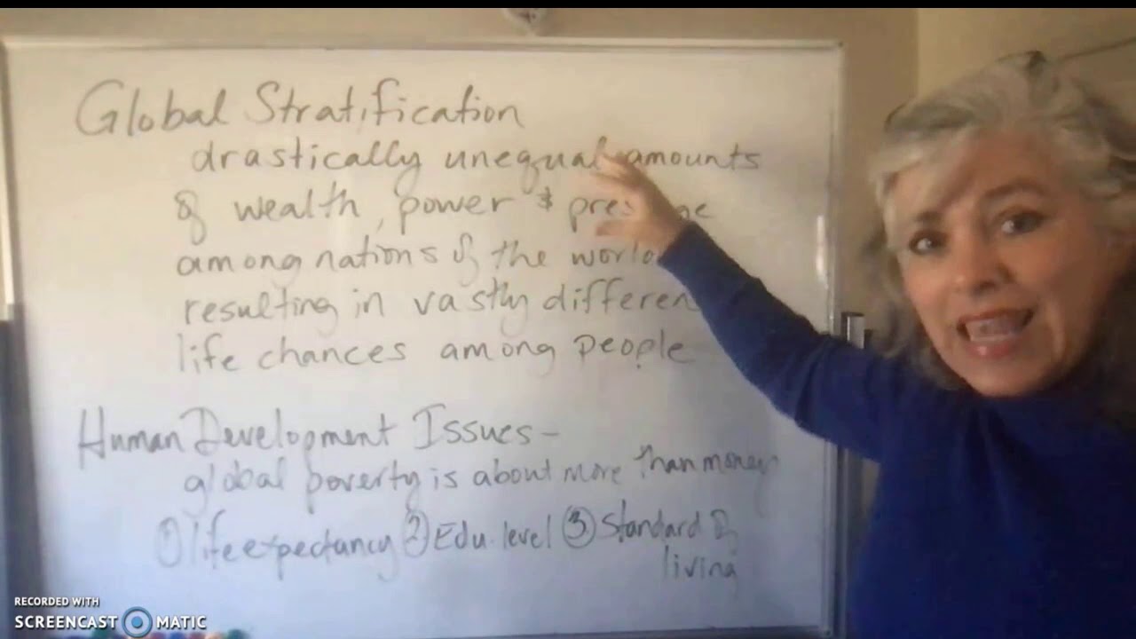 Sociology Week 9 lesson 4 global stratification and human development issues
