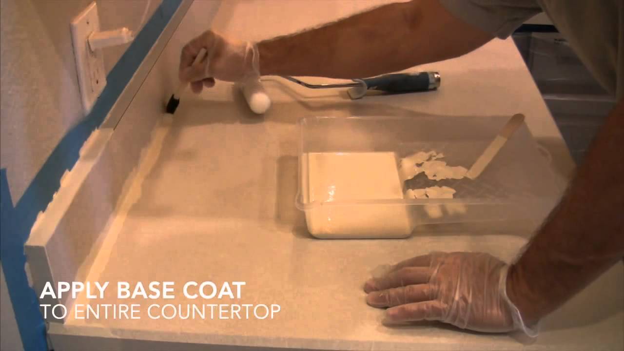 Refinish Your Countertops - YouTube