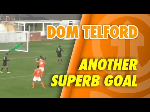CLASSY FINISH! Dom Telford Scores Another Superb Goal football score
