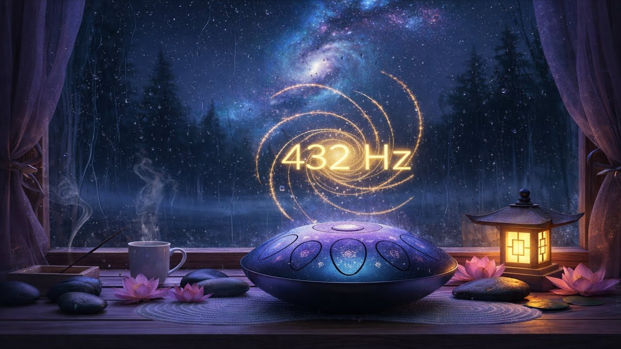 3 HOURS Deep Sleep Music 432Hz | Healing Glucophone & Steel Tongue Drum Melodies