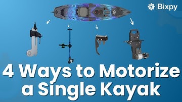 4 Ways to Motorize Your Vibe Shearwater 125 | Bixpy Electric Kayak Setup ⚡