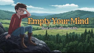 Empty Your Mind - A Powerful Motivational Story for Your Life | The Wordy Journey