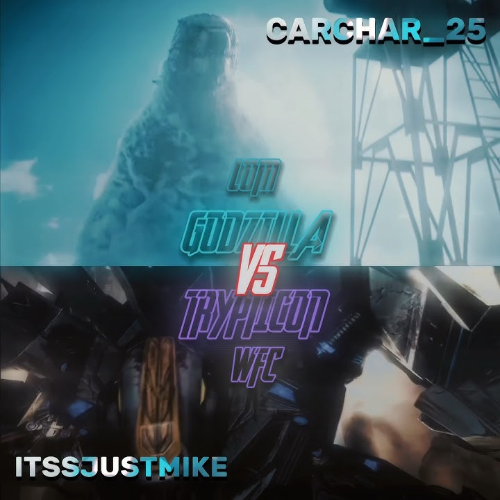 godzilla (lom) vs trypticon (wfc) @Carchar_25 #shorts #edit