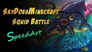 SkyDoesMinecraft Wallpaper - SpeedART