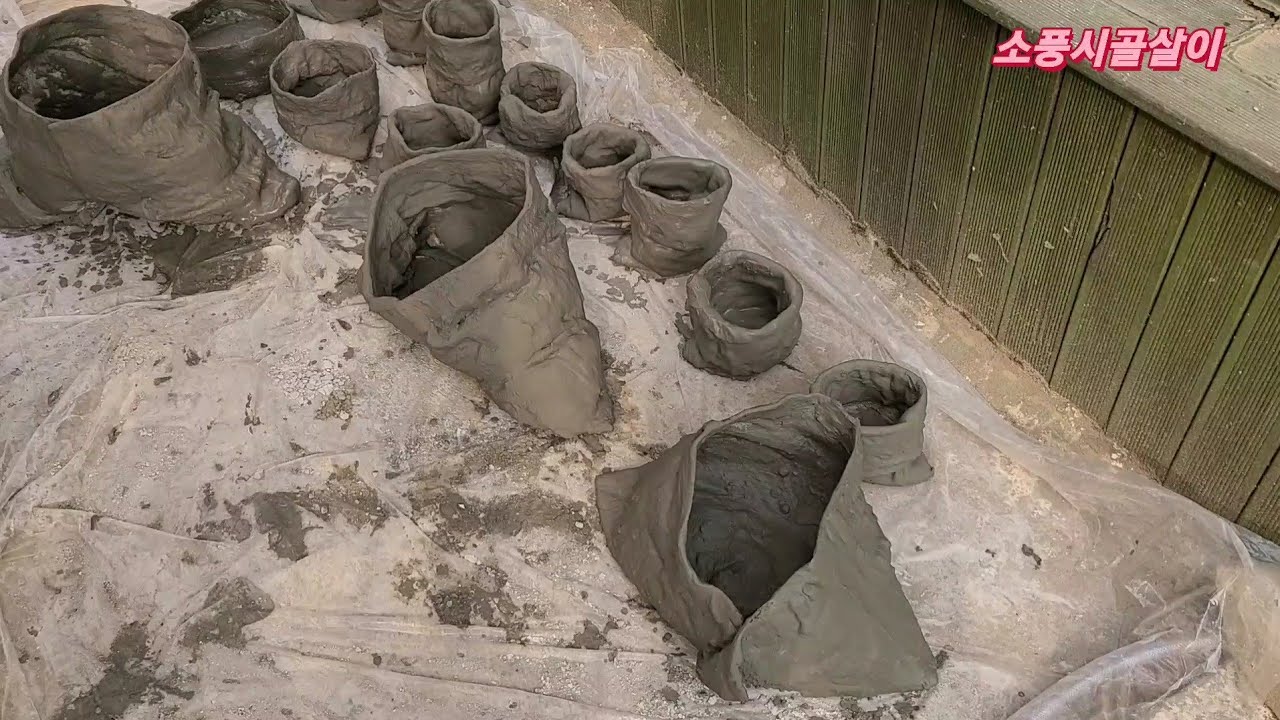 못쓰는 청바지로 화분만들기~