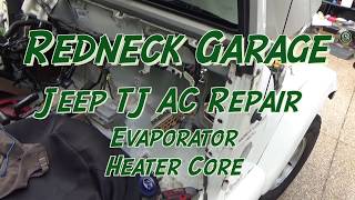 Wrangler TJ - Heater Core - Evaporator R and R - YouTube