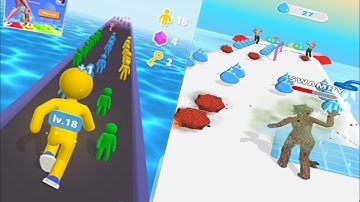 Giant Rush Vs Girl Rider New Level iOS,Android Walkthrough Gameplay Newtrailers Update RFMV6E