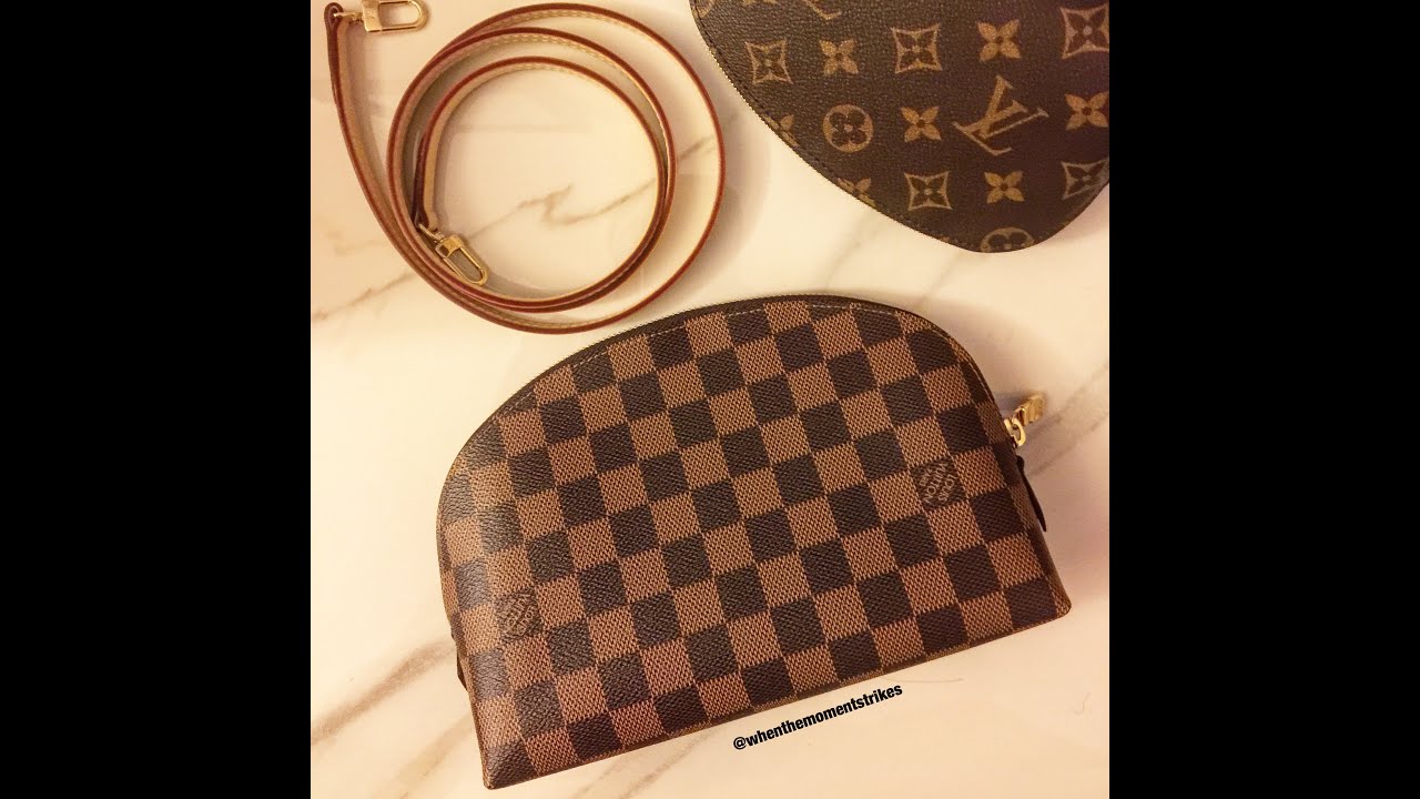 Reveal/Haul/Comparison - Chanel Necklace & LV Cosmetic Pouch GM & Strap - YouTube