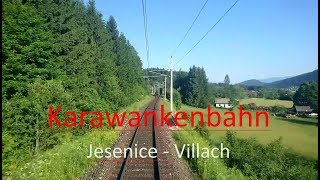Führerstandsmitfahrt | Cab Ride | Karawankenbahn | Jesenice  Villach | BR 110 [HD]