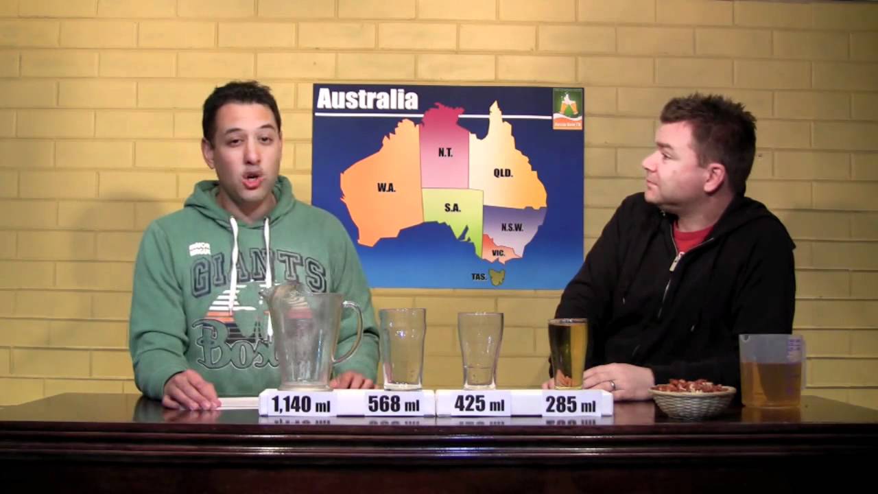 "Aussie Beer Glass Sizes" YouTube