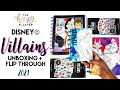 DISNEY VILLIANS| The Happy Planner|Unboxing and Flip Through