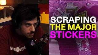 SCRAPING THE COLOGNE MAJOR STICKERS