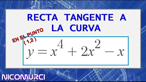 Como descobrir a tangente de uma curva?