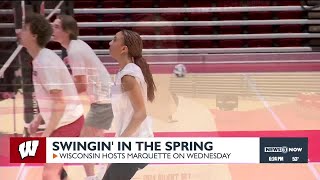 Wisconsin Volleyball swings into Spring