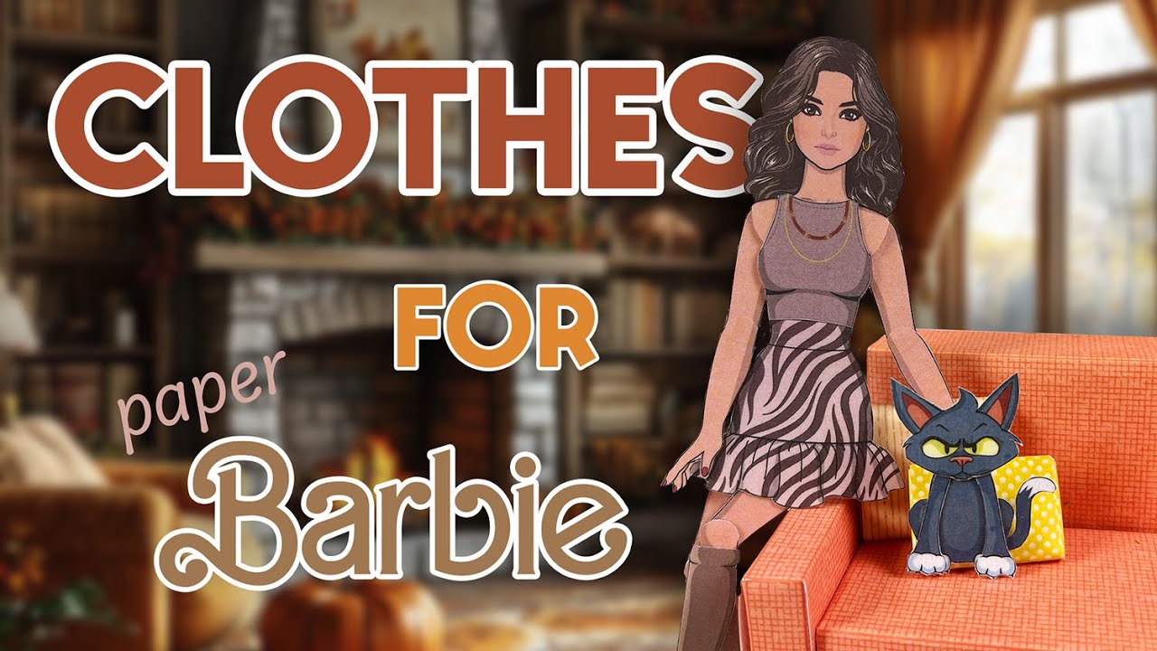 How To Make Paper Moving Doll With Clothes | Doll Crafts