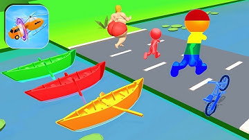 Shape shifting 🏃‍♂️🚗🚲🚦All Levels Gameplay Walkthrough Android,ios Max Level NFL97