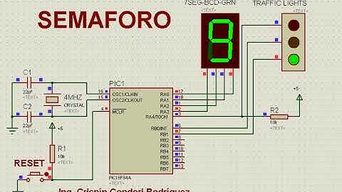 A4a Semaforo   3 Leds   PIC16F84A