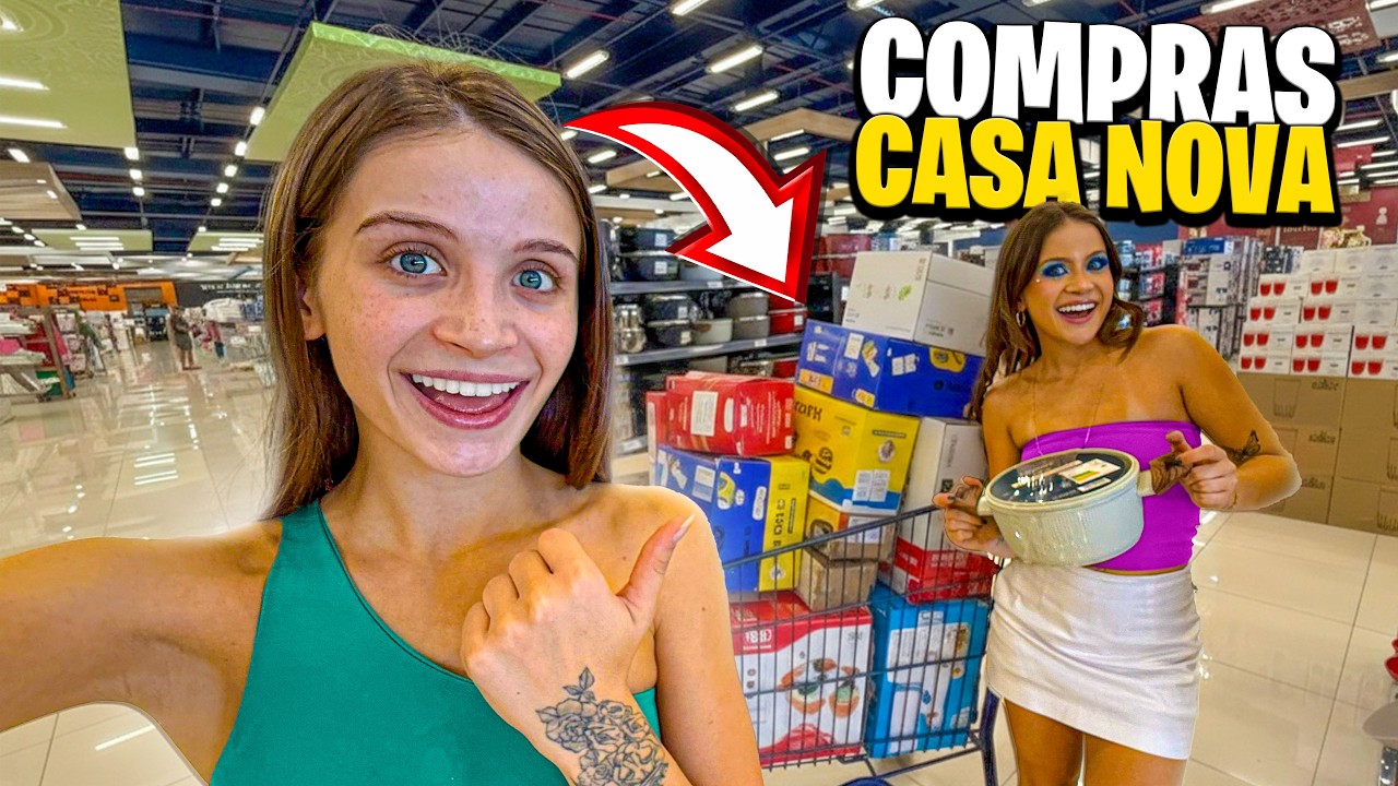 Compramos TUDO pra nossa CASA NOVA 🏠 🛍