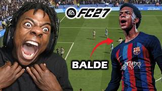 ABSOLUTE CINEMA! IShowSpeed 1v1 Against Alejandro Balde in FC27!