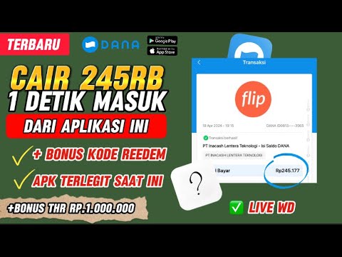 CAIR LAGI 254RB!! TAMBANG UANG GRATIS DI APLIKASI INI | CARA DAPAT UANG DARI INTERNET