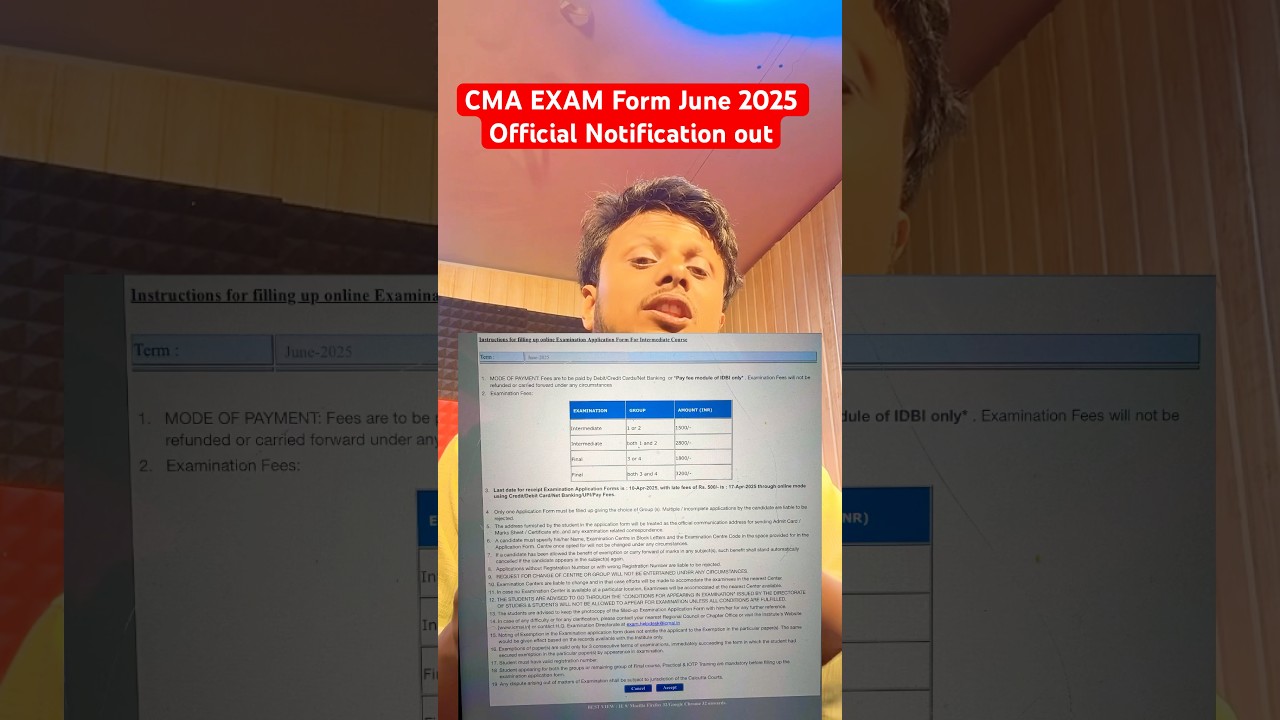 CMA EXAM Form June 2025 Out
